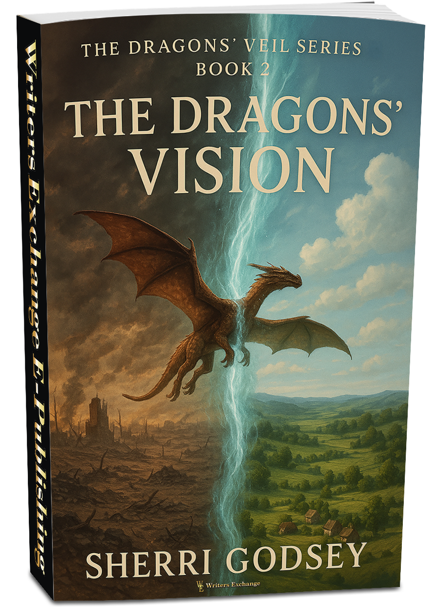 The Dragons' Veil Series, Book 2: The Dragons' Vision by Sherri Godsey