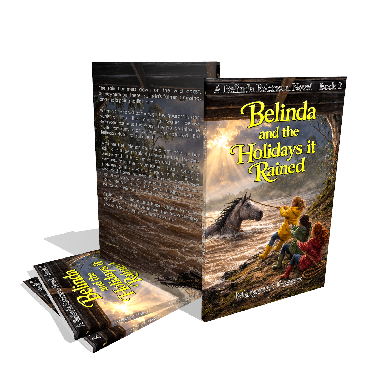 A Belinda Robinson Novel Series, Book 2: Belinda and the Holidays it Rained by Margaret Pearce