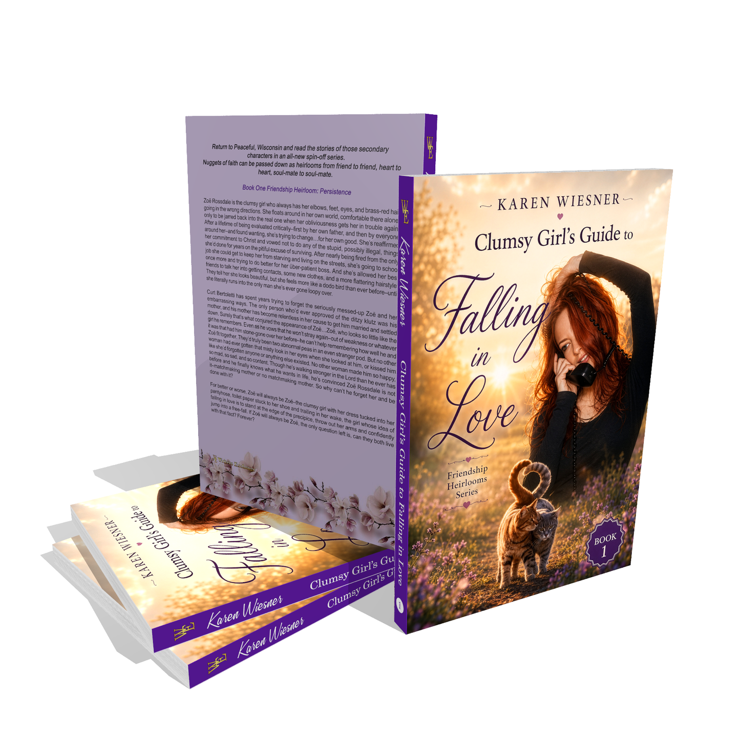 Friendship Heirlooms Series, Book 1: Clumsy Girl's Guide to Falling in Love by Karen Wiesner