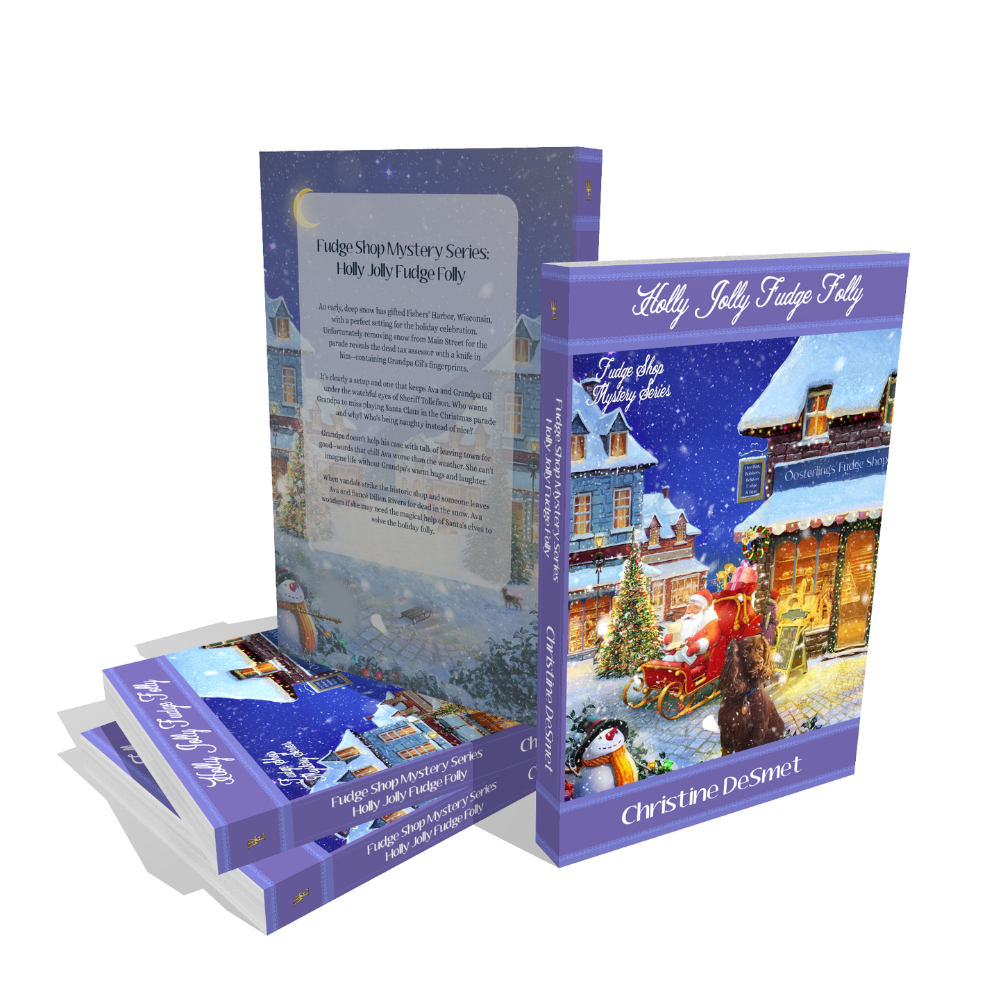 Fudge Shop Mystery Series: Holly Jolly Fudge Folly by Christine DeSmet