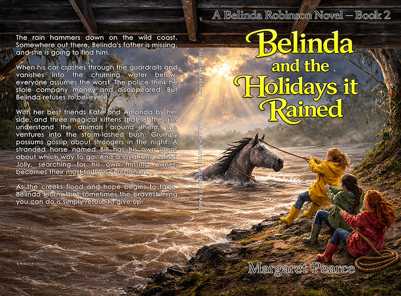 A Belinda Robinson Novel Series, Book 2: Belinda and the Holidays it Rained by Margaret Pearce