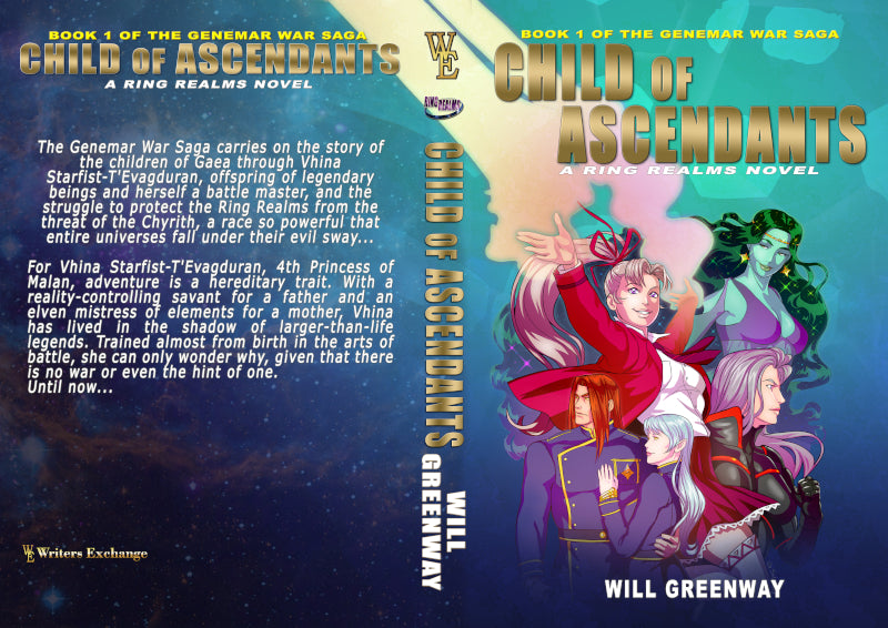 A Ring Realms Novel: Genemar War Saga Book 1: Child of Ascendants by Will Greenway
