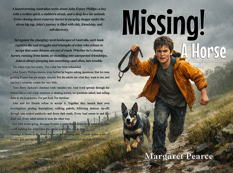 Jumping into Trouble Series Book 3: Missing! A Horse by Margaret Pearce